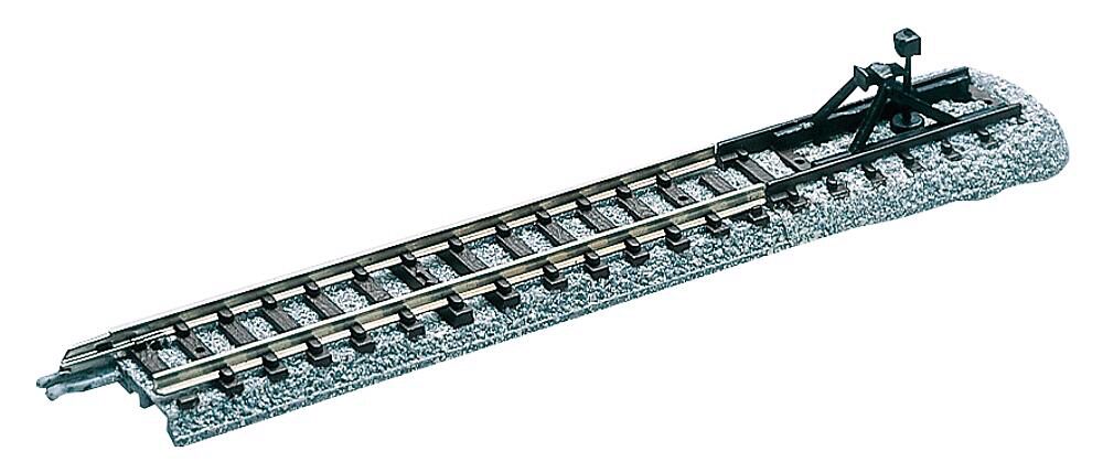 Tomytec X014218 Prellbock, 99 mm, in Schotter